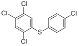 结构式 CAS# 2227-13-6, 1,2,4-三氯-5-[(4-氯苯基)硫代]-苯