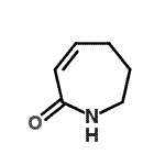结构式 CAS# 2228-79-7, 1,5,6,7-四氢-2H-氮杂卓-2-酮