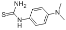 structure of CAS# 22283-43-8, N-[4-(Dimethylamino)Phenyl]-Thiourea;Thiourea, [4-(Dimethylamino)Phenyl]-;[4-[Dimethylamino]Phenyl]Thiourea;Zinc00225886