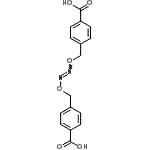 structure of CAS# 223507-96-8, 4,4'-[(E)-1,2-Diazenediylbis(Oxymethylene)]Dibenzoic Acid;