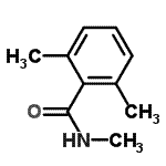 structure of CAS# 223554-22-1, N,2,6-Trimethylbenzamide;BENZAMIDE,N,2,6-TRIMETHYL-;N,2,6-trimethylbenzamide
