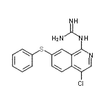 CAS#: 223671-95-2， 1-[4-Chloro-7-(Phenylsulfanyl)-1-Isoquinolinyl]Guanidine