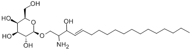 structure of CAS# 2238-90-6, (2S,3R,4E)-2-Amino-3-Hydroxy-4-Octadecen-1-Yl-beta-D-Galactopyranoside;(2R,3R,4S,5R,6R)-2-[(E,2S,3R)-2-Amino-3-Hydroxy-Octadec-4-Enoxy]-6-(Hydroxymethyl)Tetrahydropyran-3,4,5-Triol;(2R,3R,4S,5R,6R)-2-[(E,2S,3R)-2-Amino-3-Hydroxyoctadec-4-Enoxy]-6-(Hydroxymethyl)Tetrahydropyran-3,4,5-Triol;(2R,3R,4S,5R,6R)-2-[(E,2S,3R)-2-Amino-3-Hydroxy-Octadec-4-Enoxy]-6-Methylol-Tetrahydropyran-3,4,5-Triol