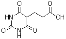 structure of CAS# 22384-33-4, 3-(2,4,6-Trioxohexahydro-5-Pyrimidinyl)Propanoic Acid;3-(2,4,6-trioxo-1,3,5-trihydropyrimidin-5-yl)propanoic acid;3-(2,4,6-Trioxo-hexahydro-pyrimidin-5-yl)-propanoic acid;3-(2,4,6-Trioxo-hexahydro-pyrimidin-5-yl)-propioni