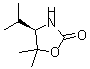 结构式 CAS# 223906-38-5, (4R)-4-异丙基-5,5-二甲基-1,3-恶唑烷-2-酮