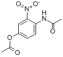 structure of CAS# 2243-69-8, (4-Acetamido-3-Nitrophenyl) Acetate;(4-Acetamido-3-Nitro-Phenyl) Acetate;Acetic Acid (4-Acetamido-3-Nitrophenyl) Ester;Acetic Acid (4-Acetamido-3-Nitro-Phenyl) Ester