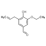 structure of CAS# 225939-34-4, 3-Allyl-5-Ethoxy-4-Hydroxybenzaldehyde;3-Allyl-5-ethoxy-4-hydroxy-benzaldehyde;3-ethoxy-4-hydroxy-5-(prop-2-en-1-yl)benzaldehyde;3-ethoxy-4-hydroxy-5-prop-2-enylbenzaldehyde