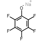 结构式 CAS# 2263-53-8, 五氟苯酚酸钠