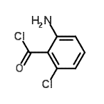 structure of CAS# 227328-16-7, 2-Amino-6-Chlorobenzoyl Chloride;2-amino-6-chlorobenzoyl chloride