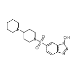 CAS#: 227471-63-8， 6-(1,4'-Bipiperidin-1'-Ylsulfonyl)-1H-Benzotriazol-1-Ol