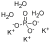 structure of CAS# 22763-03-7, Phosphoric Acid Tripotassium Salt Trihydrate;Phosphoric Acid, Tripotassium Salt, Trihydrate;POTASSIUM PHOSPHATE TRIBASIC TRIHYDRATE;TRI-POTASSIUM PHOSPHATE TRIHYDRATE