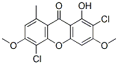 CAS#: 22905-22-2， 2,5-Dichloro-1-Hydroxy-3,6-Dimethoxy-8-Methyl-Xanthen-9-One