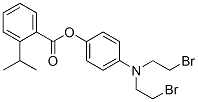 CAS#: 22954-14-9， [4-(Bis(2-Bromoethyl)Amino)Phenyl] 2-Propan-2-Ylbenzoate