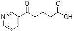 structure of CAS# 22971-46-6, 5-Oxo-5-(3-Pyridinyl)Pentanoic Acid;5-Oxo-5-(3-pyridyl)valeric acid