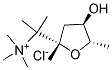 structure of CAS# 2303-35-7, [(2S,4R,5S)-4-Hydroxy-5-Methyloxolan-2-Yl]Methyl-Trimethylazanium Chloride;[(2S,4R,5S)-4-Hydroxy-5-Methyl-Tetrahydrofuran-2-Yl]Methyl-Trimethyl-Ammonium Chloride;[(2S,4R,5S)-4-Hydroxy-5-Methyl-2-Tetrahydrofuranyl]Methyl-Trimethylammonium Chloride;[(2S,4R,5S)-4-Hydroxy-5-Methyl-Oxolan-2-Yl]Methyl-Trimethyl-Azanium Chloride