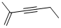 structure of CAS# 23056-94-2, 2-Methyl-1-Hexen-3-Yne;C2h5c.$.Cc(Ch3)=Ch2;C2h5c.Equiv.Cc(Ch3)=Ch2;Sbb009065