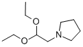 structure of CAS# 23098-07-9, 1-Pyrrolidineacetaldehyde diethyl acetal;Brn 0001921;Nsc 65621;4-20-00-00168 (Beilstein Handbook Reference)