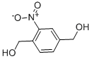 structure of CAS# 23222-97-1, 2-Nitro-1,4-Benzenedimethanol;[4-(Hydroxymethyl)-3-Nitro-Phenyl]Methanol;(4-Methylol-3-Nitro-Phenyl)Methanol;2-Nitro-P-Xylene-Alpha,Alpha'-Diol