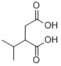 structure of CAS# 2338-45-6, 2-Propan-2-Ylbutanedioic Acid;2-Isopropylbutanedioic Acid;2-Isopropylsuccinic Acid;Nsc19884