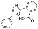 structure of CAS# 23464-97-3, 2-(5-Phenyl-1,3-Oxazol-2-Yl)Benzoate;2-(5-Phenyloxazol-2-Yl)Benzoate;2-(5-Phenyl-2-Oxazolyl)Benzoate;Zinc00301121