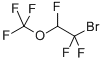 structure of CAS# 2356-55-0, 1-Bromo-1,1,2-Trifluoro-2-(Trifluoromethoxy)-Ethane;2-Bromo-1,2,2-Trifluoroethyl Trifluoromethyl Ether 97%;2-Bromo-1,2,2-Trifluoroethyltrifluoromethylether97%;2-BROMO-1,2,2-TRIFLUOROETHYL TRIFLUOROMETHYL ETHER
