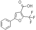 结构式 CAS# 23584-85-2, 5-苯基-2-(三氟甲基)-3-糠酸