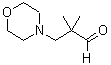 结构式 CAS# 23588-51-4, 2,2-二甲基-3-(4-吗啉基)丙醛