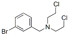structure of CAS# 2361-59-3, N-[(3-Bromophenyl)Methyl]-2-Chloro-N-(2-Chloroethyl)Ethanamine;(3-Bromobenzyl)-Bis(2-Chloroethyl)Amine;3-Bromo-N,N-Bis(2-Chloroethyl)Benzenemethanamine;Benzylamine, N,N-Bis(2-Chloroethyl)-M-Bromo-
