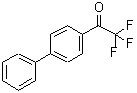 structure of CAS# 2369-31-5, 1-(4-Biphenylyl)-2,2,2-Trifluoroethanone;4'-Phenyl-2,2,2-trifluoroacetophenone;MFCD01320014