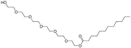 CAS#: 2370-64-1， 17-Hydroxy-3,6,9,12,15-Pentaoxaheptadec-1-Yl Laurate