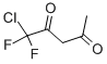 structure of CAS# 2375-76-0, 1-Chloro-1,1-Difluoro-2,4-Pentanedione;1-CHLORO-1,1-DIFLUORO-PENTANE-2,4-DIONE;1-Chloro-1,1-Difluoroacetylacetone 97%;1-CHLORO-1,1-DIFLUORO-2,4-PENTANEDIONE