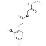 CAS 登录号：2381-76-2， 2-(2,4-二氯苯氧基)-N-(2-肼基-2-氧代乙基)乙酰胺