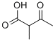 structure of CAS# 2382-59-4, 2-Methyl-3-Oxo-Butanoic Acid;2-Methyl-3-Oxo-Butanoic Acid;3-Keto-2-Methyl-Butyric Acid;Chebi:37079