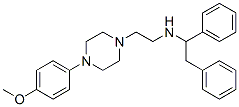 CAS#: 23892-53-7， 1-[2-[(1,2-Diphenylethyl)Amino]Ethyl]-4-(4-Methoxyphenyl)Piperazine