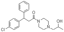 CAS#: 23902-87-6， 4-[3-(4-Chlorophenyl)-3-Phenylpropionyl]-alpha-Methyl-1-Piperazineethanol