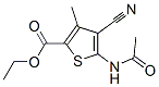 structure of CAS# 23903-49-3, Ethyl 5-Acetamido-4-Cyano-3-Methylthenoate;Ethyl 5-Acetamido-4-Cyano-3-Methyl-Thiophene-2-Carboxylate;5-Acetamido-4-Cyano-3-Methyl-2-Thiophenecarboxylic Acid Ethyl Ester;5-Acetamido-4-Cyano-3-Methyl-Thiophene-2-Carboxylic Acid Ethyl Ester