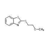 CAS#: 24053-00-7， 2-[(2-Methoxyethyl)Sulfanyl]-1,3-Benzothiazole