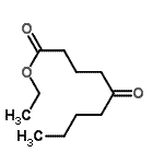 structure of CAS# 24071-99-6, Ethyl 5-Oxononanoate;Ethyl 5-oxononanoate;MFCD01320341
