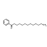 structure of CAS# 242458-31-7, 1-(2-Pyridinyl)-1-Tridecanone;2-Tridecanoylpyridine