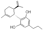 结构式 CAS# 24274-48-4, 次大麻二酚