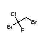 structure of CAS# 243139-69-7, 1,2-Dibromo-1-Chloro-1-Fluoroethane;1-Chloro-1,2-dibromo-1-fluoroethane 97%;MFCD01320780
