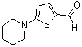 structure of CAS# 24372-48-3, 5-Piperidin-1-Yl-Thiophene-2-Carbaldehyde;5-(1-Piperidyl)Thiophene-2-Carbaldehyde;5-(1-Piperidyl)-2-Thiophenecarboxaldehyde;5-Piperidinothiophene-2-Carbaldehyde