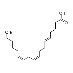 CAS#: 2441-53-4， (5E,9Z,12Z)-5,9,12-Octadecatrienoic Acid