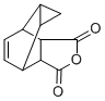 structure of CAS# 24447-28-7, Tricyclo[3.2.2.02,4]Non-8-Ene-6,7-Dicarboxylic Anhydride;Tricyclo[3.2.2.0(2,4)]Non-8-Ene-6,7-Dicarboxylic Anhydride;St018714;4,6-Etheno-1H-Cycloprop[F]Isobenzofuran-1,3(3Ah)-Dione, 4,4A,5,5A,6,6A-Hexahydro-
