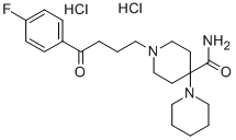 CAS#: 2448-68-2， 1'-[4-(4-Fluorophenyl)-4-Oxobutyl]-[1,4'-Bipiperidine]-4'-Carboxamide Hydrochloride (1:2)
