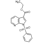 CAS#: 245064-82-8， Ethyl 1-(Phenylsulfonyl)-1H-Pyrrolo[2,3-b]Pyridine-3-Carboxylate