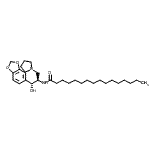 CAS#: 245329-80-0， N-[(1R,2R)-1-(1,3-Benzodioxol-5-Yl)-1-Hydroxy-3-(1-Pyrrolidinyl)-2-Propanyl]Hexadecanamide