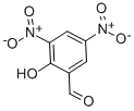 structure of CAS# 2460-59-5, 2-Hydroxy-3,5-Dinitro-Benzaldehyde;2-Formyl-4,6-Dinitro-Phenolate;2-Methanoyl-4,6-Dinitro-Phenolate;Zinc01841206