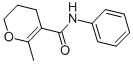 structure of CAS# 24691-76-7, Pyracarbolid;2-Methyl-5,6-Dihydro-4,4-Pyran-3-Carbonsaeureanilid [German];2-Methyl-5,6-Dihydro-4-H-Pyrane-3-Carboxylic Acid Anilide;3,4-Dihydro-6-Methyl-2H-Pyran-5-Carboxanilide
