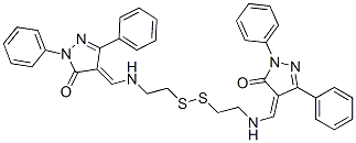 CAS#: 24702-44-1， 1,10-Bis(1,3-Diphenyl-5-Oxo-2-Pyrazolin-4-Ylidene)-2,9-Diaza-5,6-Dithiadecane